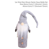 Christmas Santa Claus Wine Bottle Cover