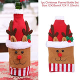 Christmas Santa Claus Wine Bottle Cover