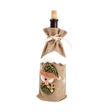 Christmas Santa Claus Wine Bottle Cover