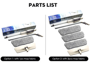 Spray Floor Mop with Reusable Microfiber Pads