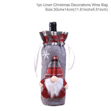 Christmas Santa Claus Wine Bottle Cover