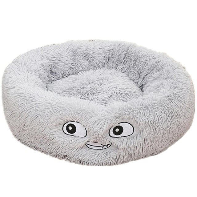Super Soft Fluffy Round Pet Bed