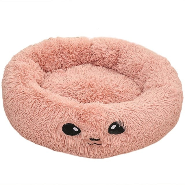 Super Soft Fluffy Round Pet Bed