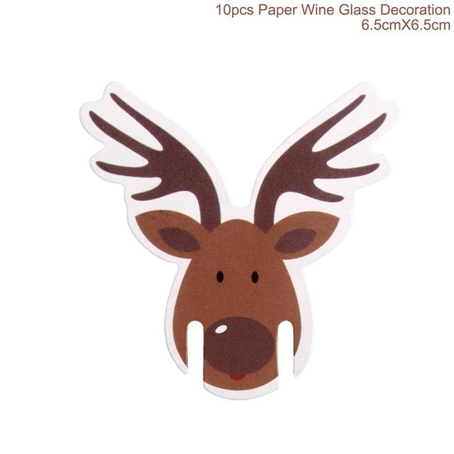 Christmas Santa Claus Wine Bottle Cover