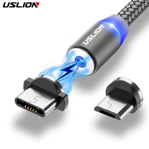 Magnetic Fast Charging Cable USB Type C And Micro USB