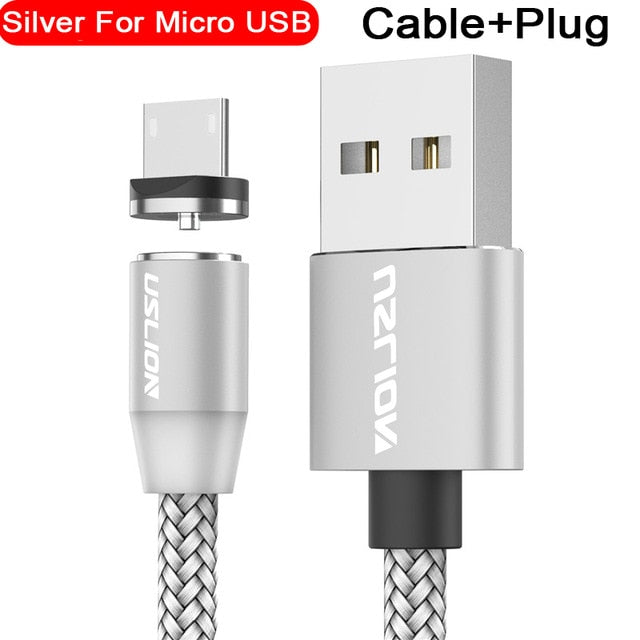 Magnetic Fast Charging Cable USB Type C And Micro USB