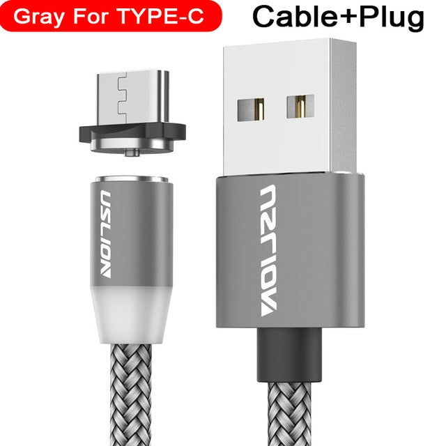Magnetic Fast Charging Cable USB Type C And Micro USB