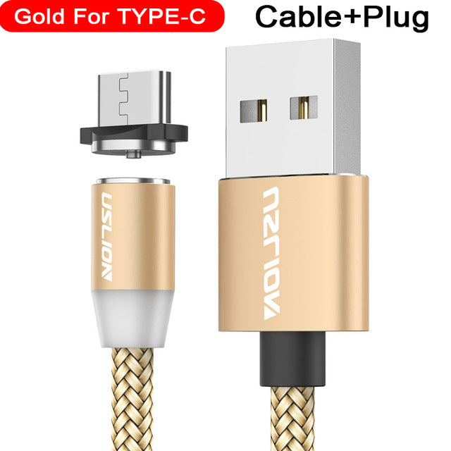 Magnetic Fast Charging Cable USB Type C And Micro USB