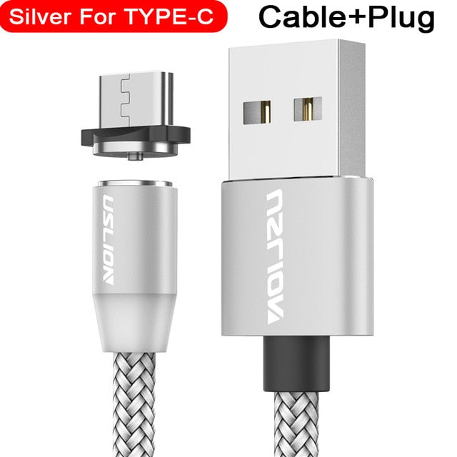 Magnetic Fast Charging Cable USB Type C And Micro USB