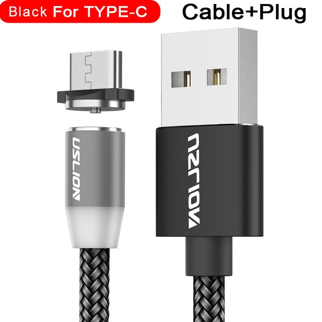 Magnetic Fast Charging Cable USB Type C And Micro USB